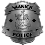 Photo of the Saanich police badge